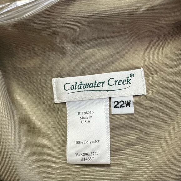 Coldwater Creek plus size open back bodice wrap floral print maxi dress size 22W - Picture 3 of 14